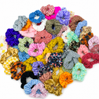 Scrunchies Wholesale Pack – 1 KG (140–150 Mix Colors)