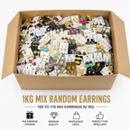 Imported Mix Earrings Box – 1 KG (120–140 Random Designs)
