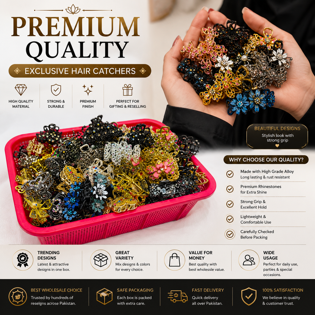 Premium Metal Hair Catchers