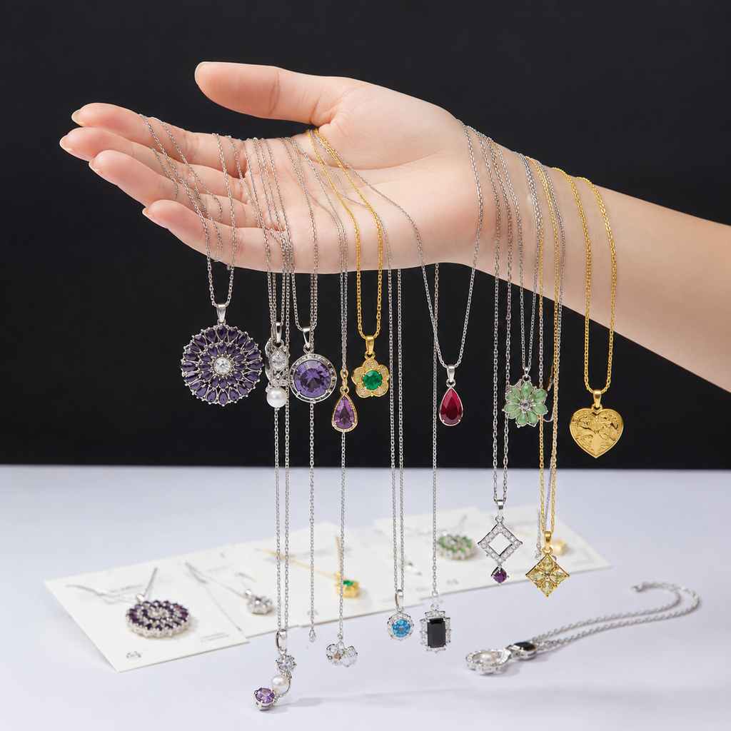 Premium Luxury Necklace Collection – 12 Mix Designs